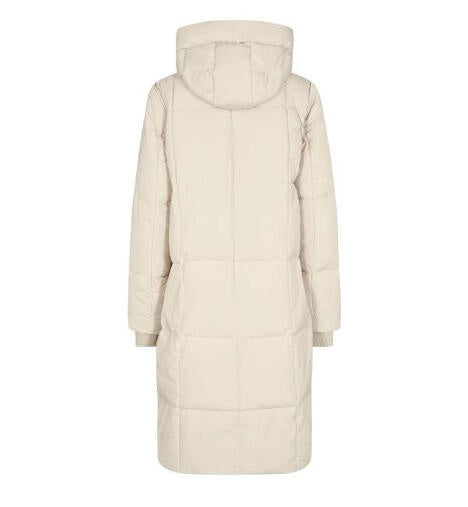 Steppmantel - 696 Wood Ash - Creme