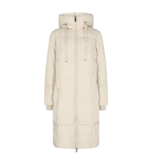 Steppmantel - 696 Wood Ash - Creme