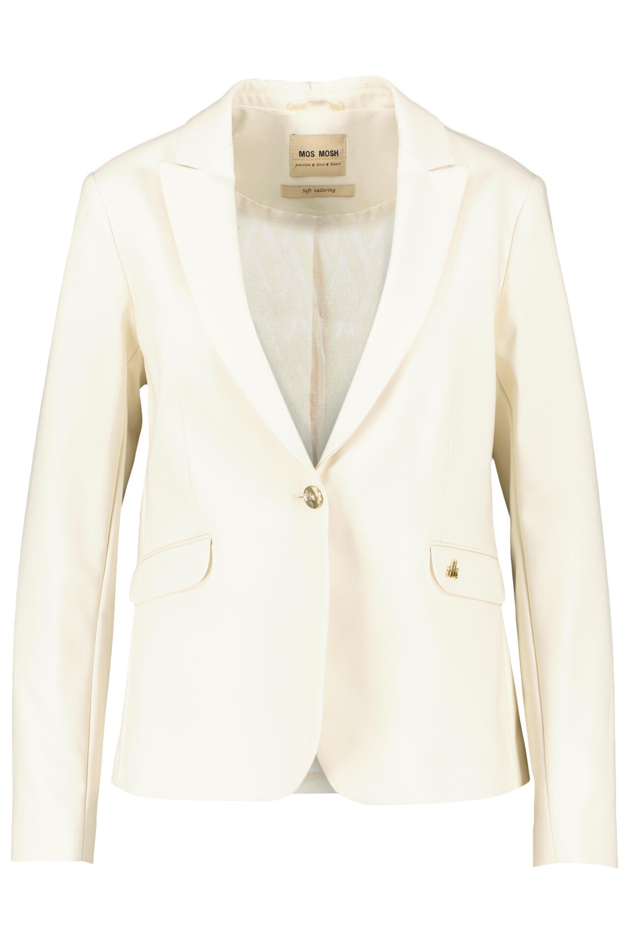 Blazer mit Pattentaschen - 180 Ecru - Weiß | Creme | Beige