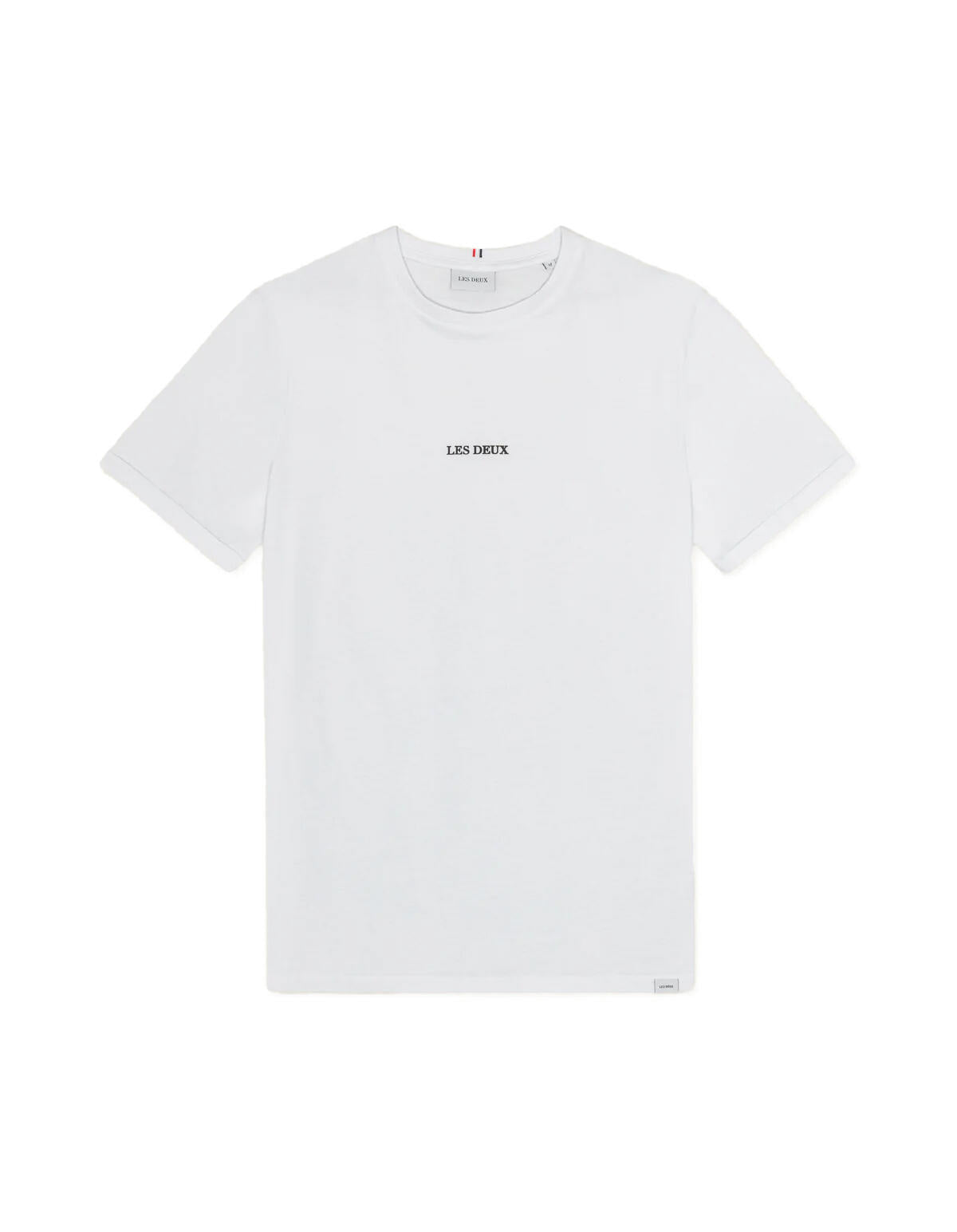 T-Shirt aus Baumwolle - 201100 White/Black - Weiß