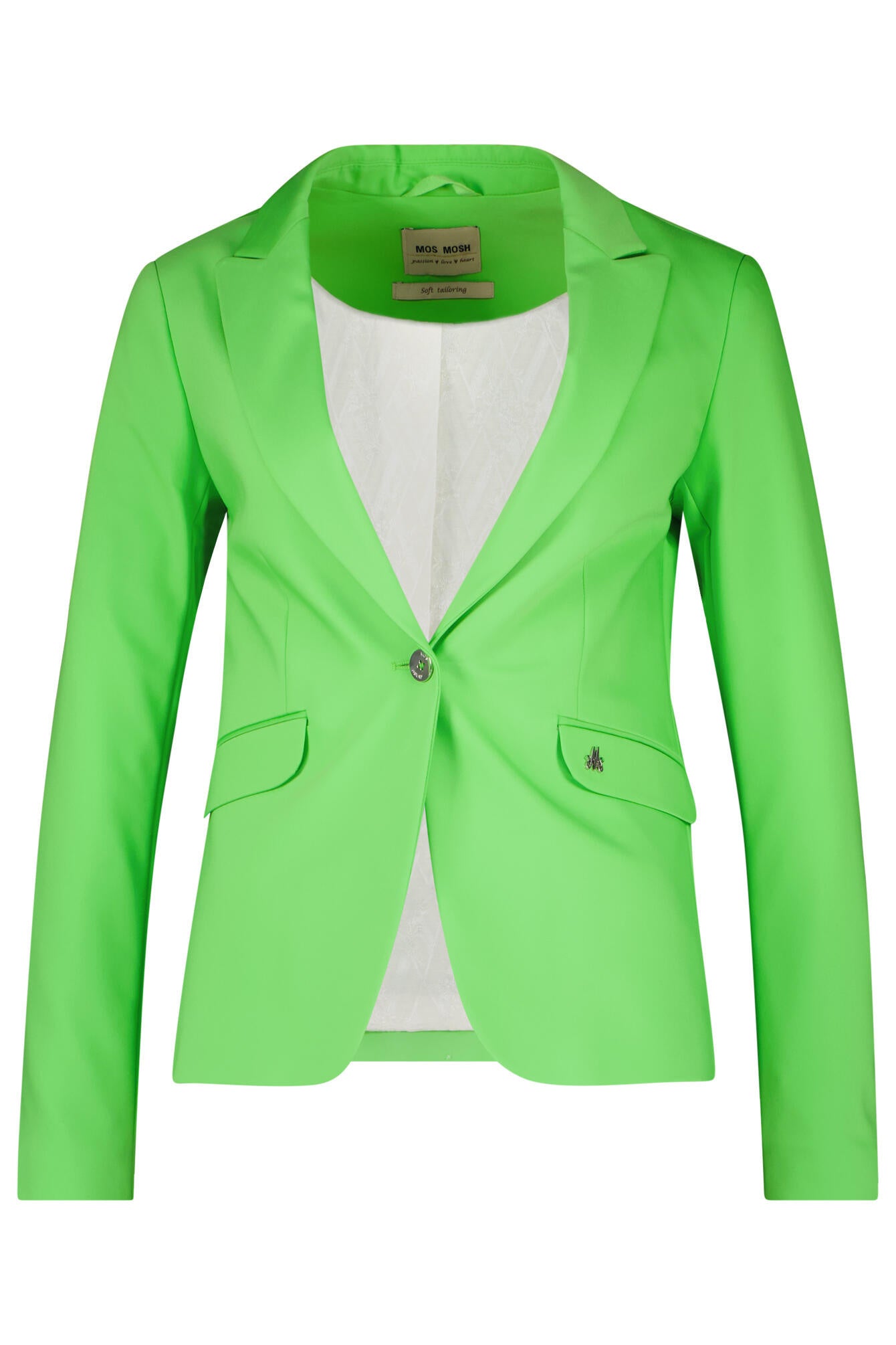 Blazer mit Pattentaschen - 584 Green Flash - Grün