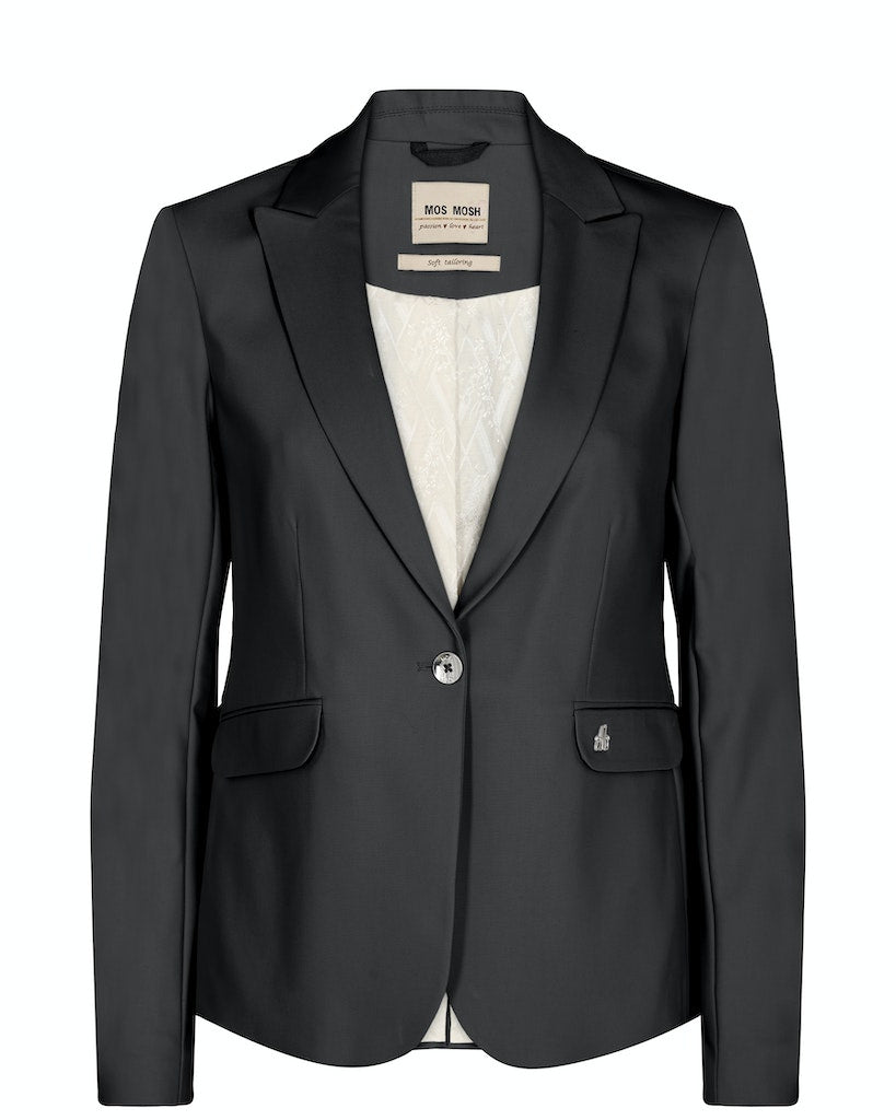 Blazer mit Pattentaschen - 801 Black - Schwarz