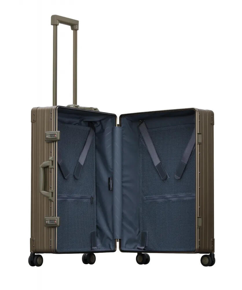 Reisekoffer Trolley 26" TRAVELER - Champagner - Braun