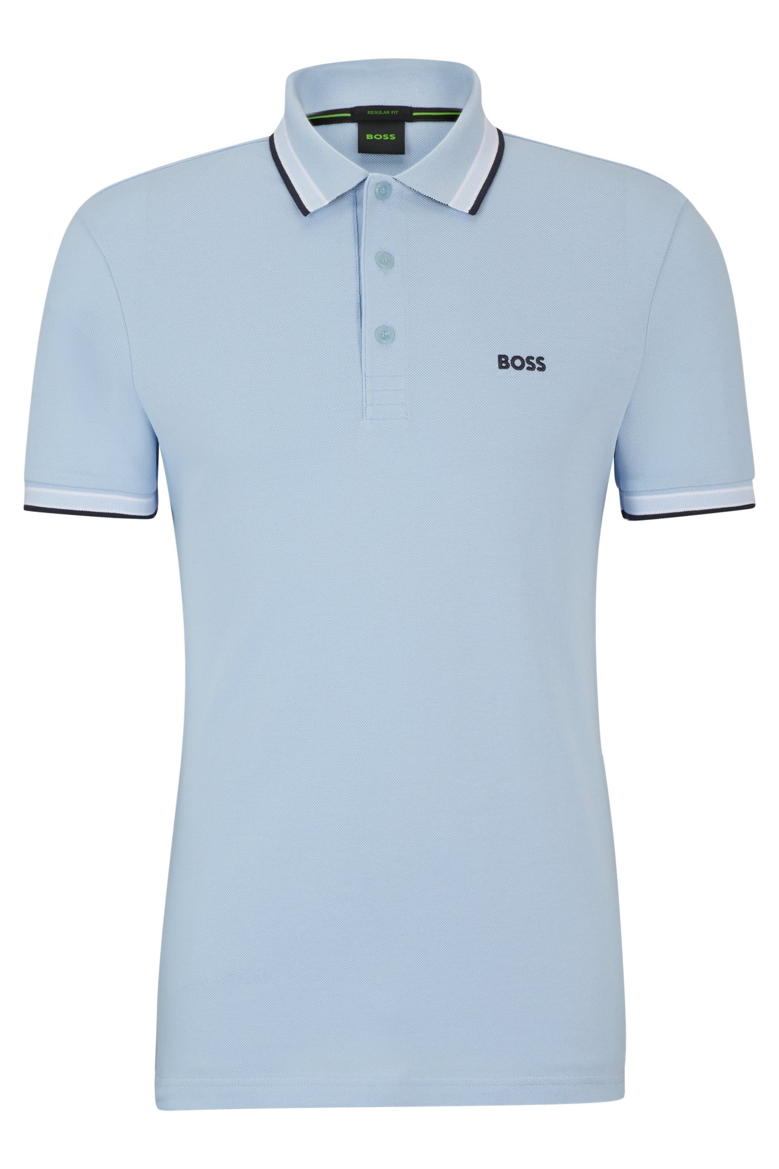 Poloshirt aus Baumwolle - 527-Bright Purple - Blau