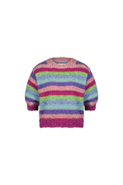 Gestreifter Pullover - 0047 Striped - Mehrfarbig
