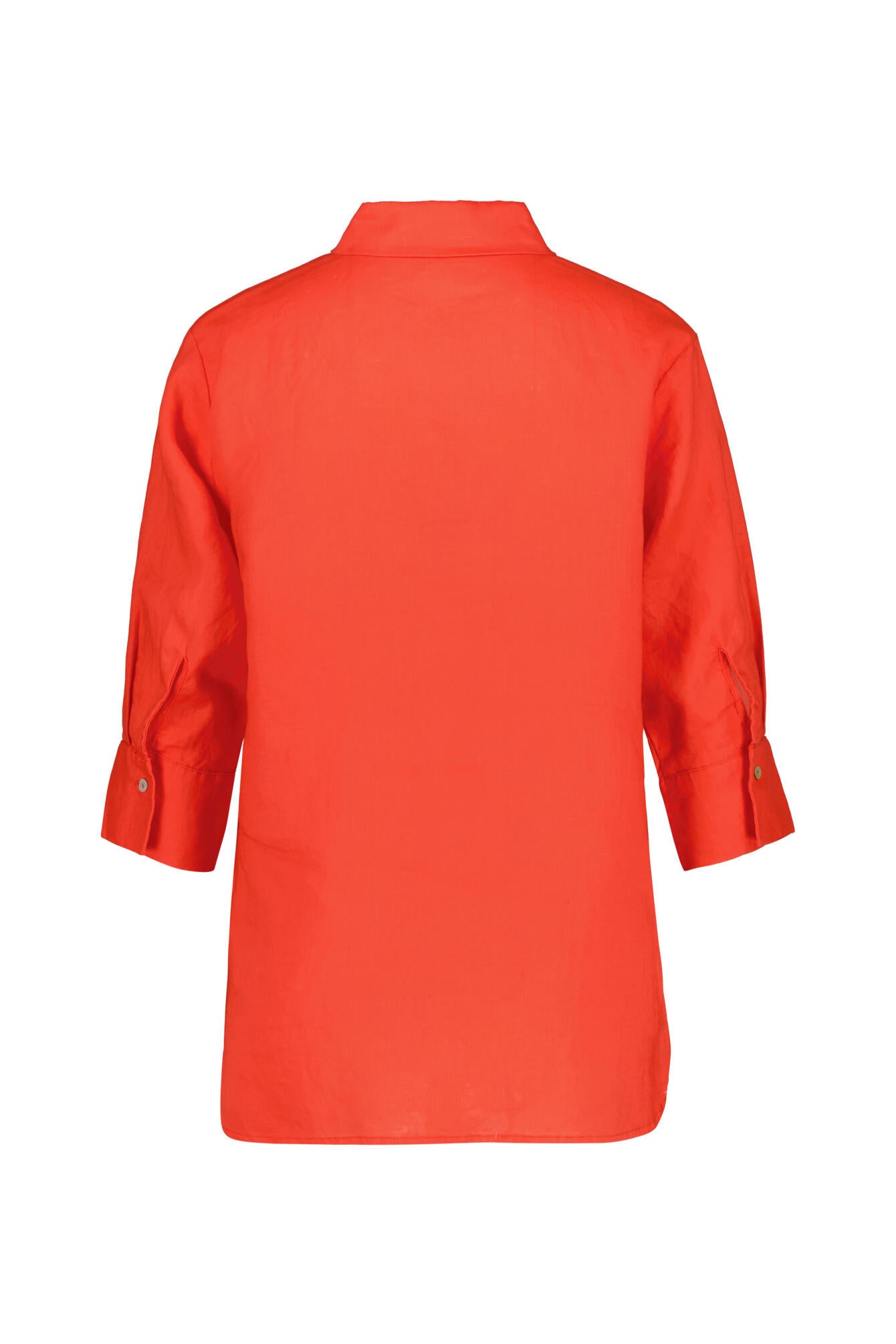 Hemdbluse aus Leinen - Rot - Rot