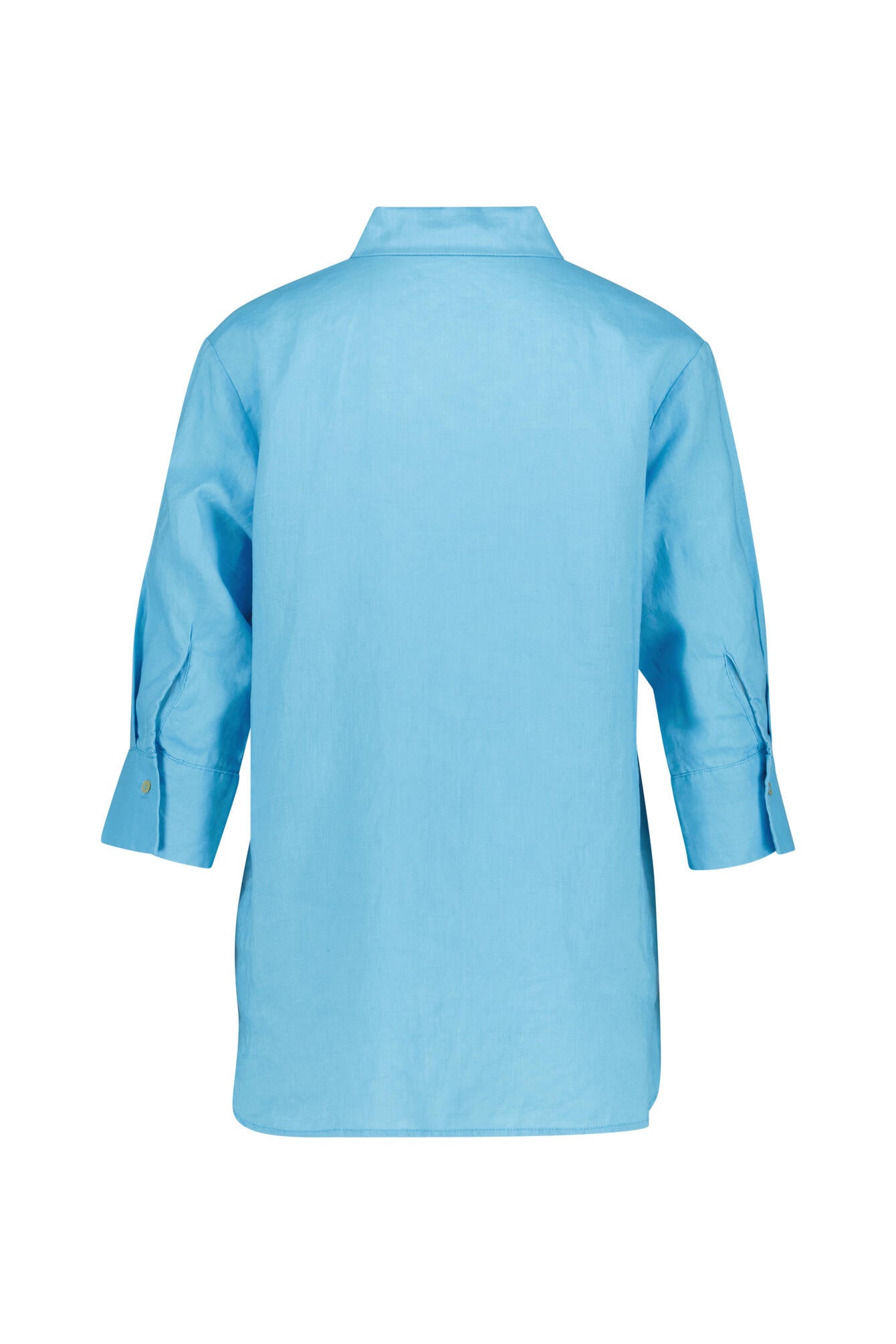 Hemdbluse aus Leinen - Türkis - Türkis