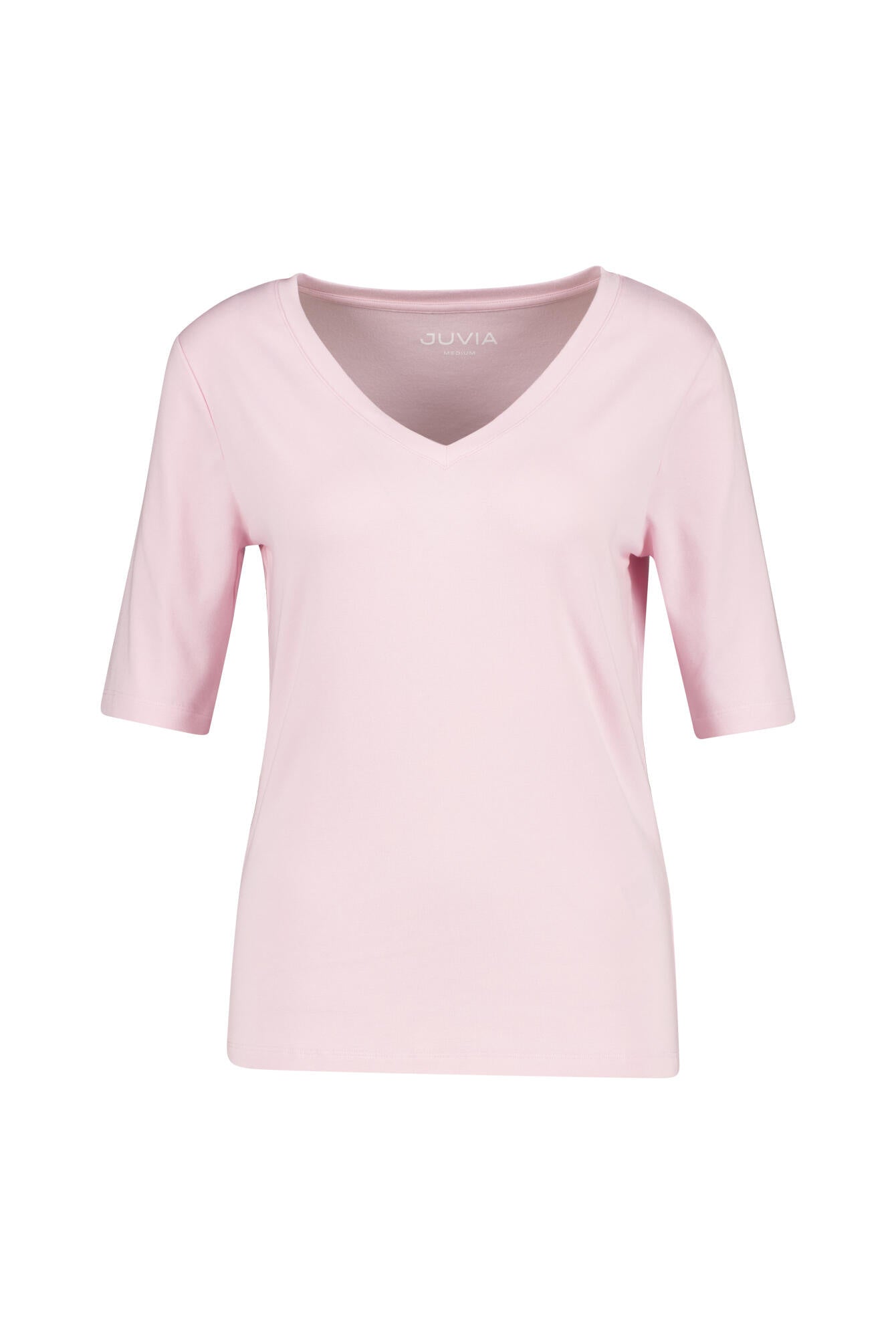 T-Shirt mit V-Ausschnitt - 746 Cherry Blossom - Rosa