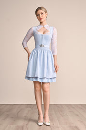 Dirndl Alisha - 0081 Hellblau - Blau