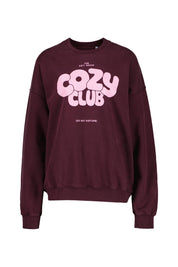 Sweatshirt - Burgunder/Blossom - Violett