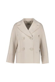 Wolljacke Cardy aus Schurwolle - 055 - Grau