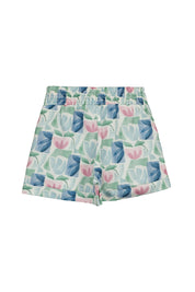 Shorts floral - 035 Minze - Grün