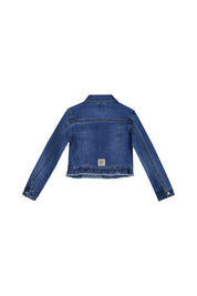 Jeansjacke aus Baumwolle - 023 Mitte - Blau