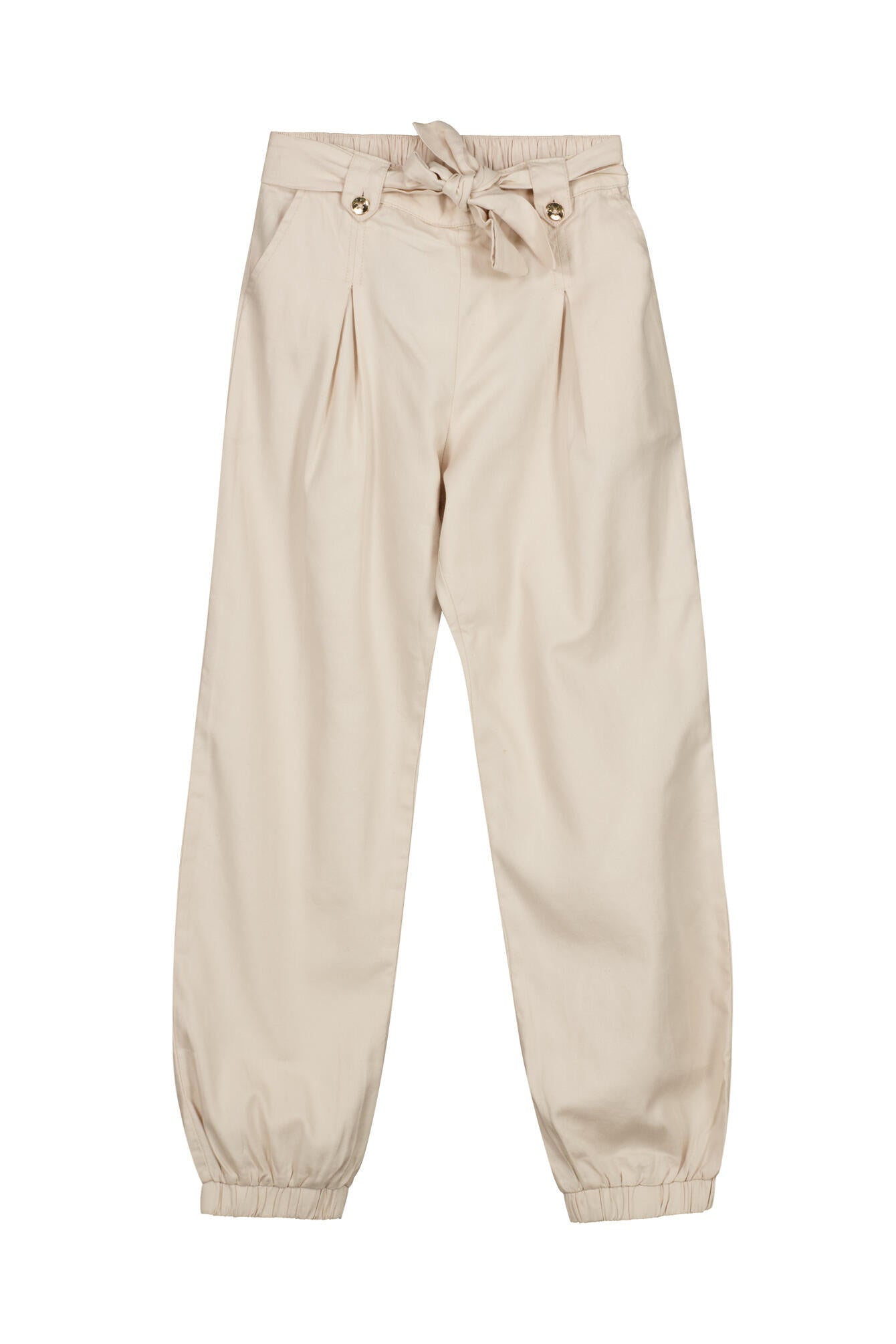 Hose aus Baumwollmix - 035 Sepia - Beige