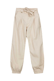 Hose aus Baumwollmix - 035 Sepia - Beige