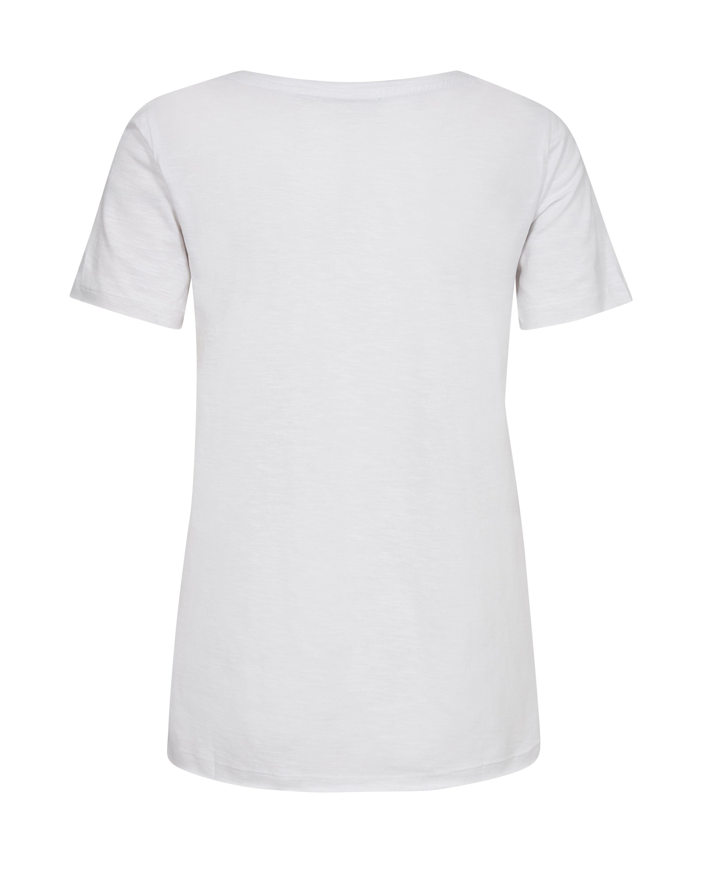 T-Shirt aus Baumwolle - 101 White - Weiß