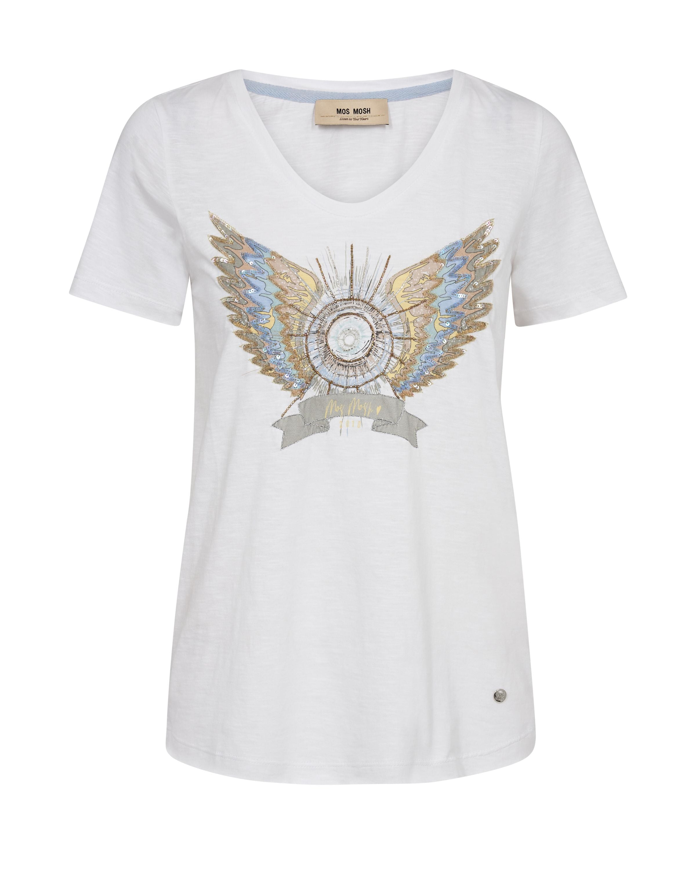 T-Shirt aus Baumwolle - 101 White - Weiß