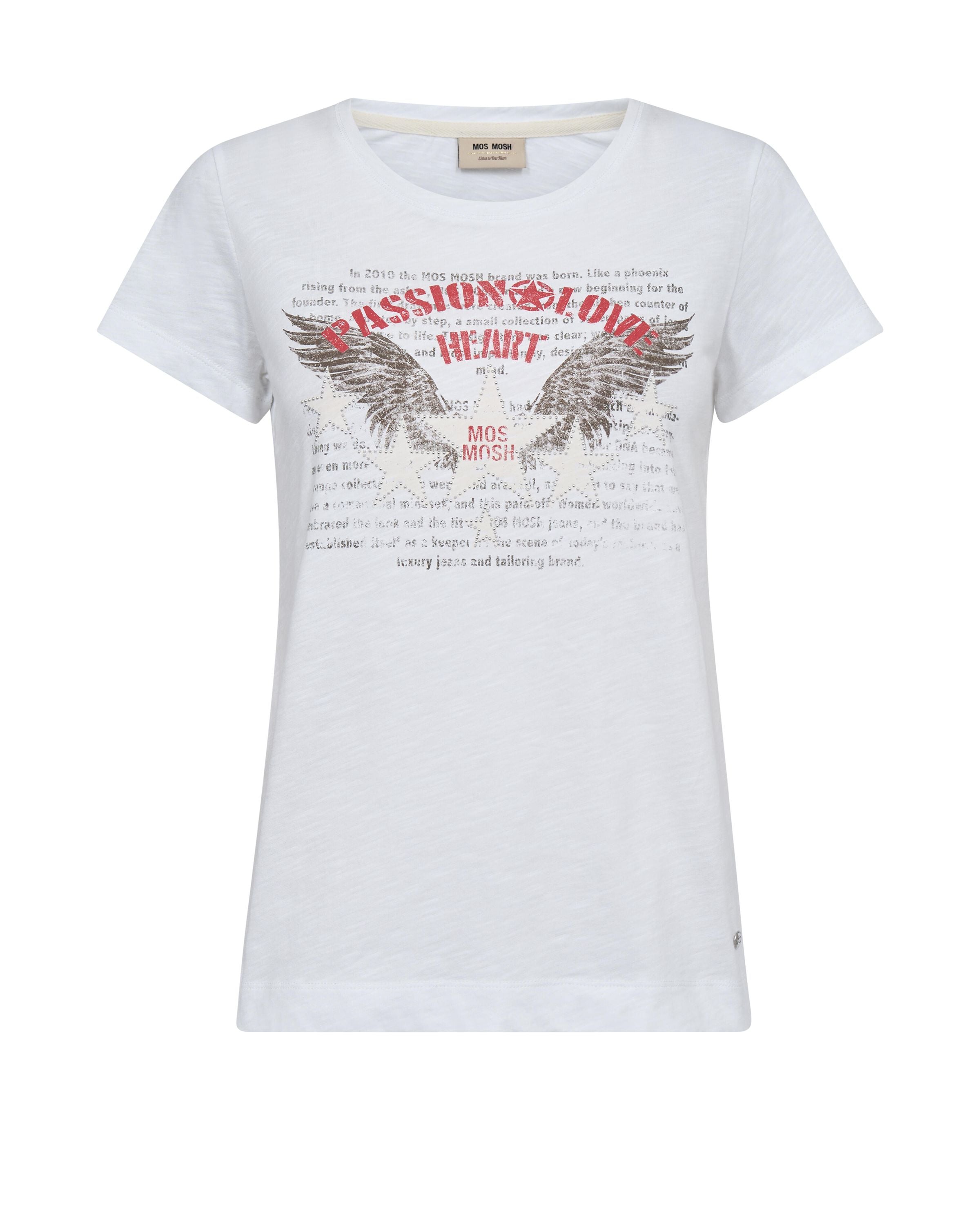 T-Shirt aus Bio-Baumwolle - 101 White - Weiß