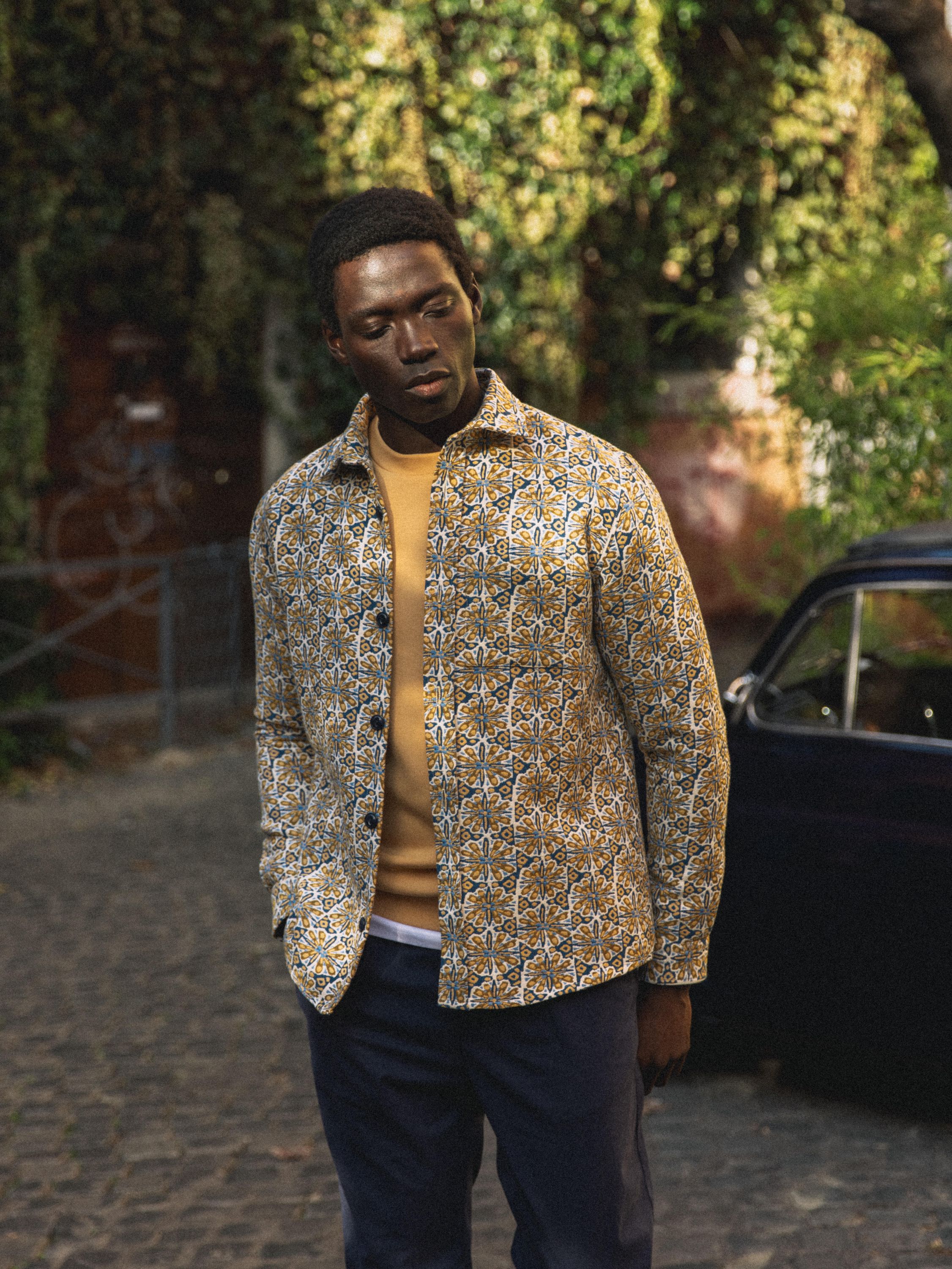 Overshirt DAVID DEVEA - 831 Clear Blue - Mehrfarbig