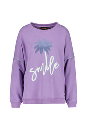 Sweatshirt aus Baumwolle - Violet - Violett