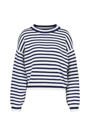 Strickpullover SAILOR gestreift - Stripes - Blau | Weiß