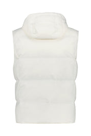 Daunenweste gesteppt - 00 Avorio - Weiß