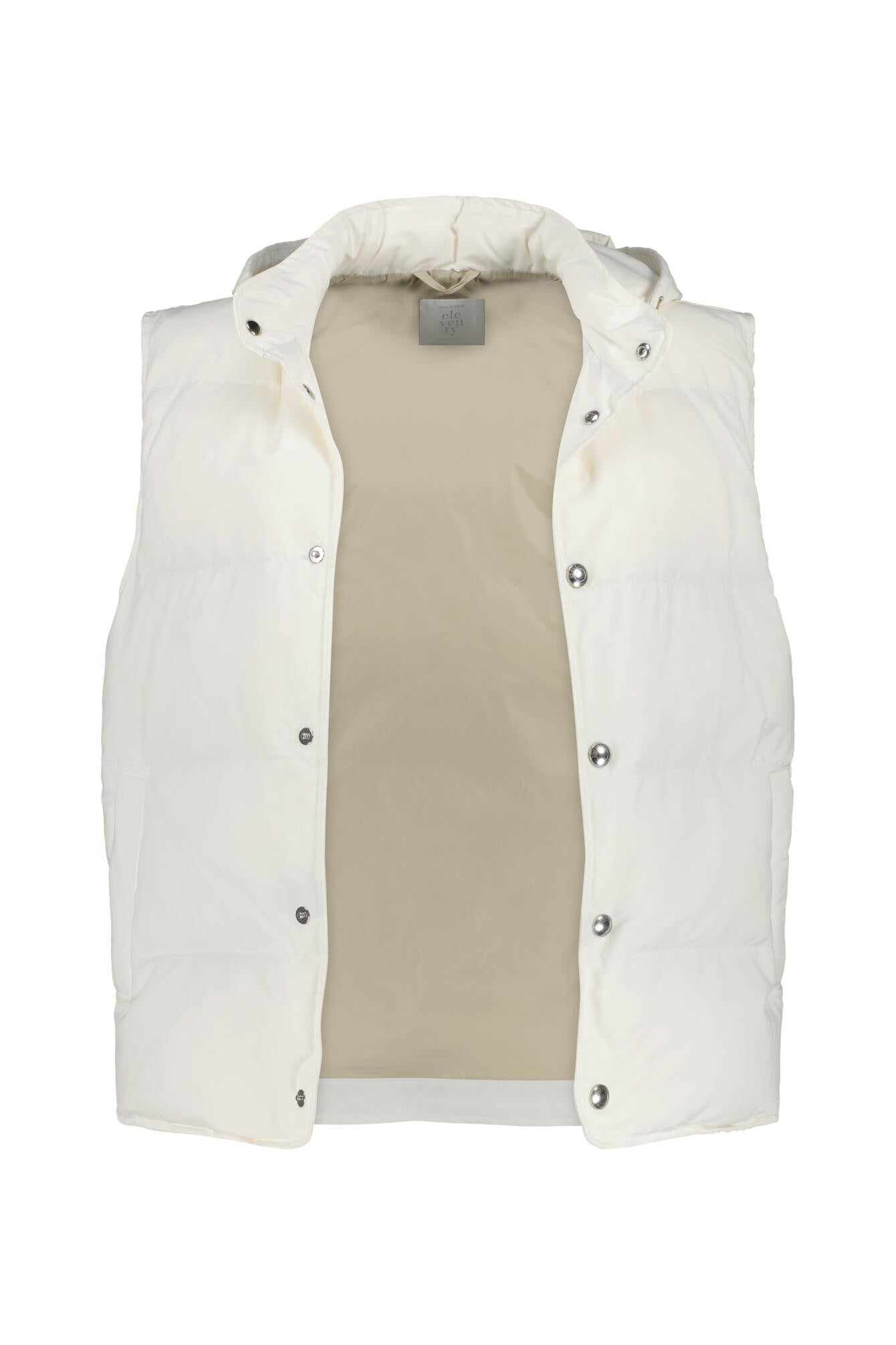 Daunenweste gesteppt - 00 Avorio - Weiß