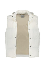 Daunenweste gesteppt - 00 Avorio - Weiß