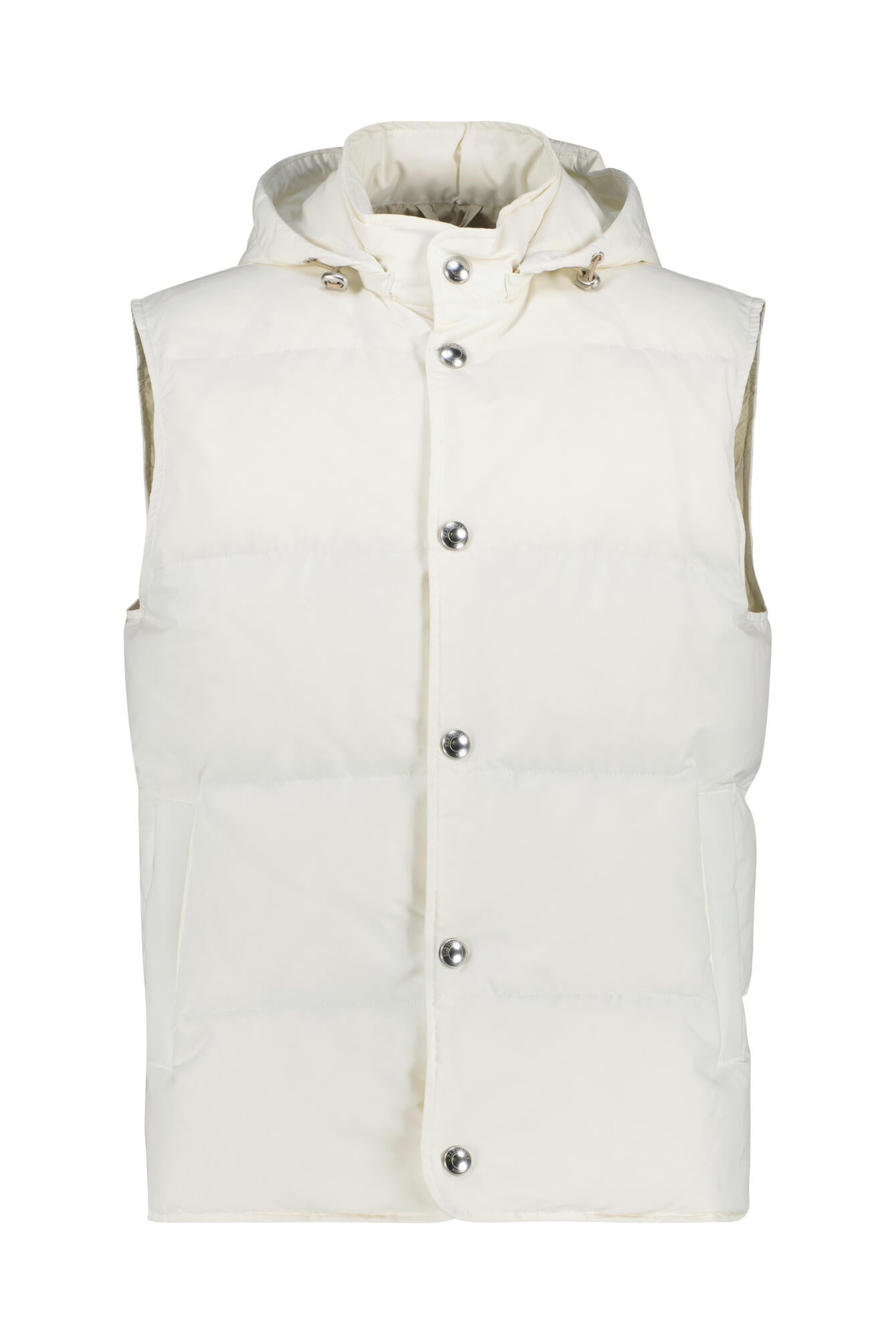 Daunenweste gesteppt - 00 Avorio - Weiß