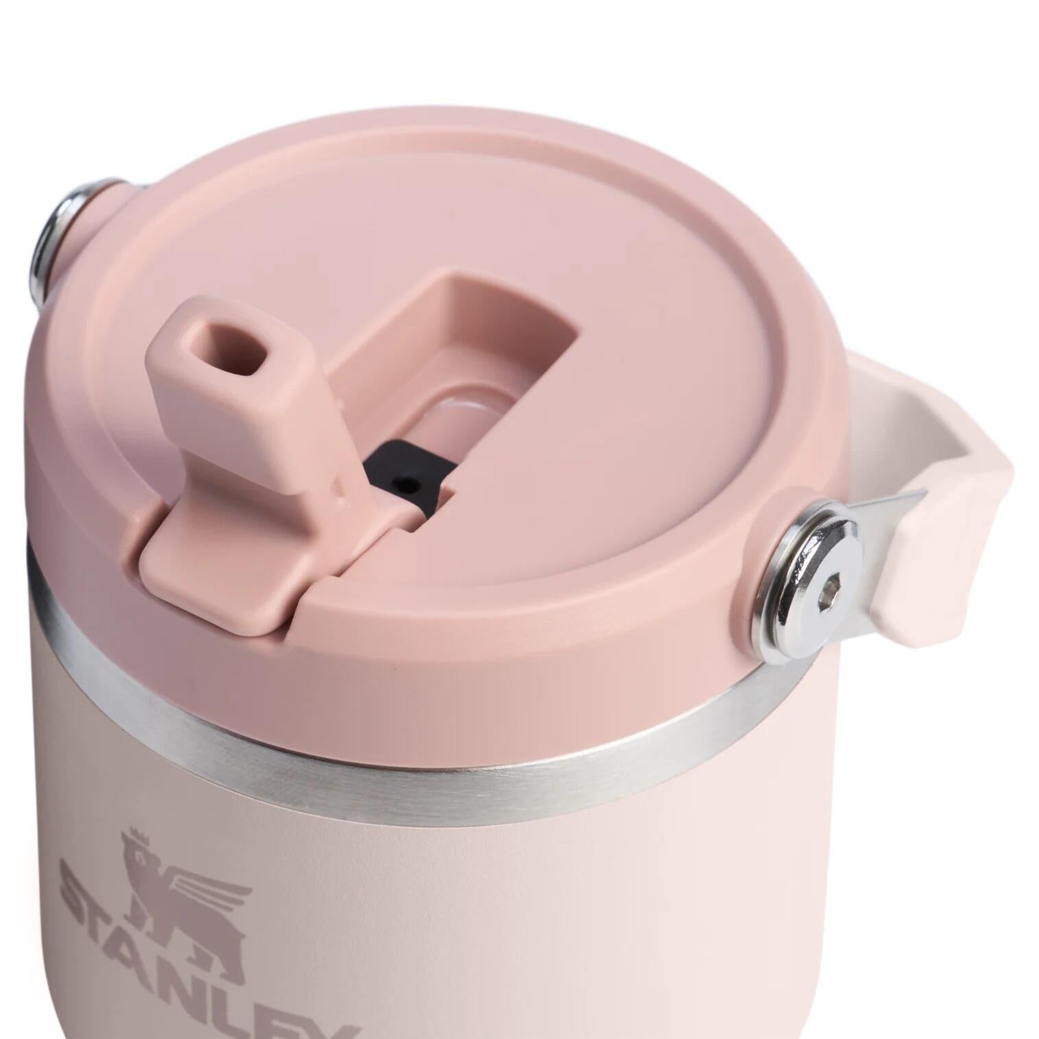 Thermoflasche ICEFLOW FLIP STRAW TUMBLER 0.6 L - Rose Quartz - Rosa