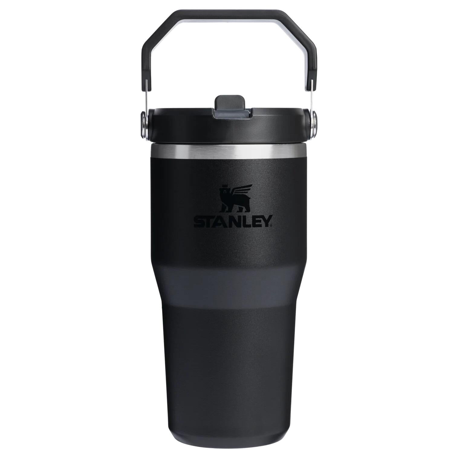 Thermoflasche ICEFLOW FLIP STRAW TUMBLER 0.6 L - Black - Schwarz