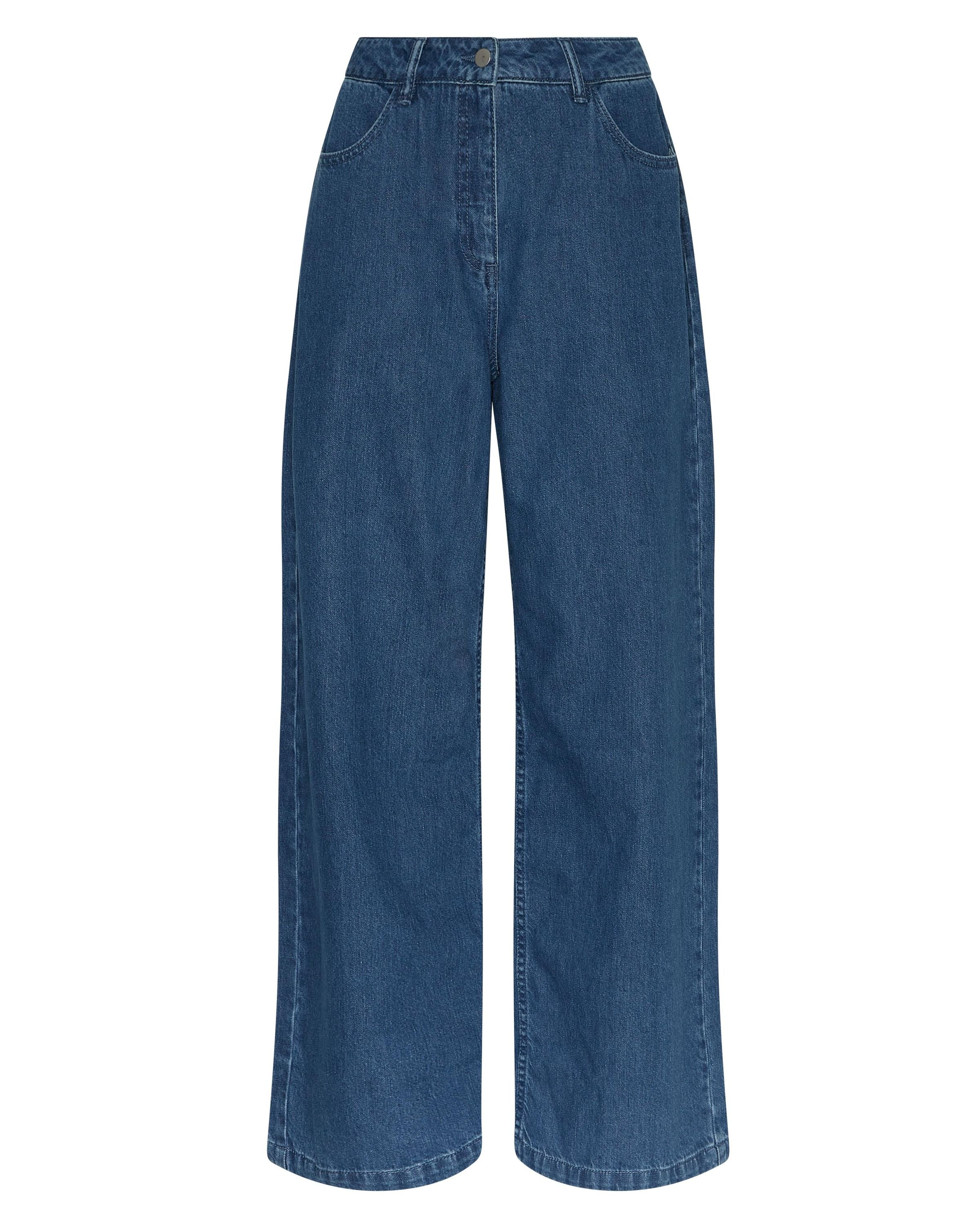 Jeans ELENA Wide Leg - Mid blue Wash - Blau