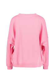 Sweatshirt aus Baumwolle - Rose - Rosa
