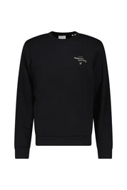 Sweatshirt aus Baumwolle - 100100 Black - Schwarz