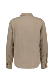Overshirt aus Leinen - Taupe - Braun