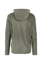 Sweathoodie aus Frottee - Jungle Green - Grün