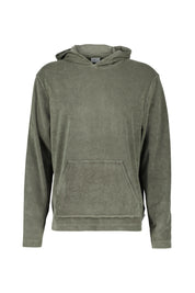 Sweathoodie aus Frottee - Jungle Green - Grün