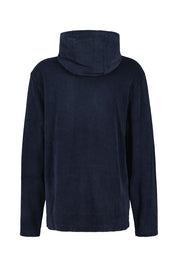 Sweathoodie aus Frottee - Navy - Blau