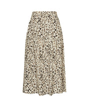 A-Linienrock Midi aus Viskose - Oatmeal - Beige