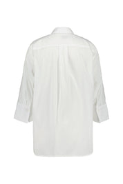 Bluse aus Baumwolle - Weiss - Weiß