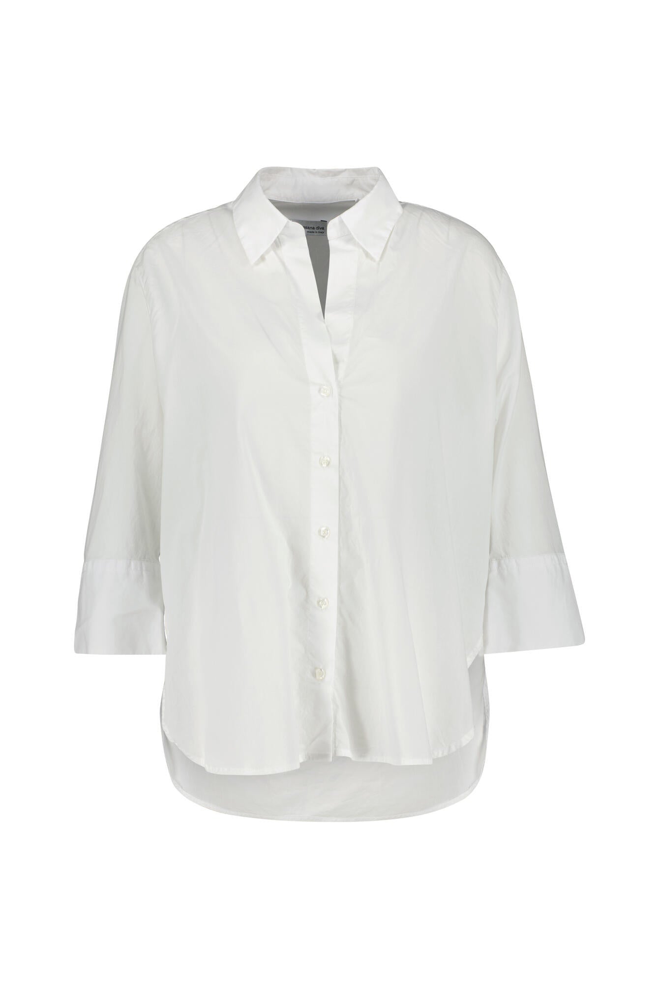 Bluse aus Baumwolle - Weiss - Weiß