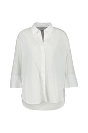 Bluse aus Baumwolle - Weiss - Weiß