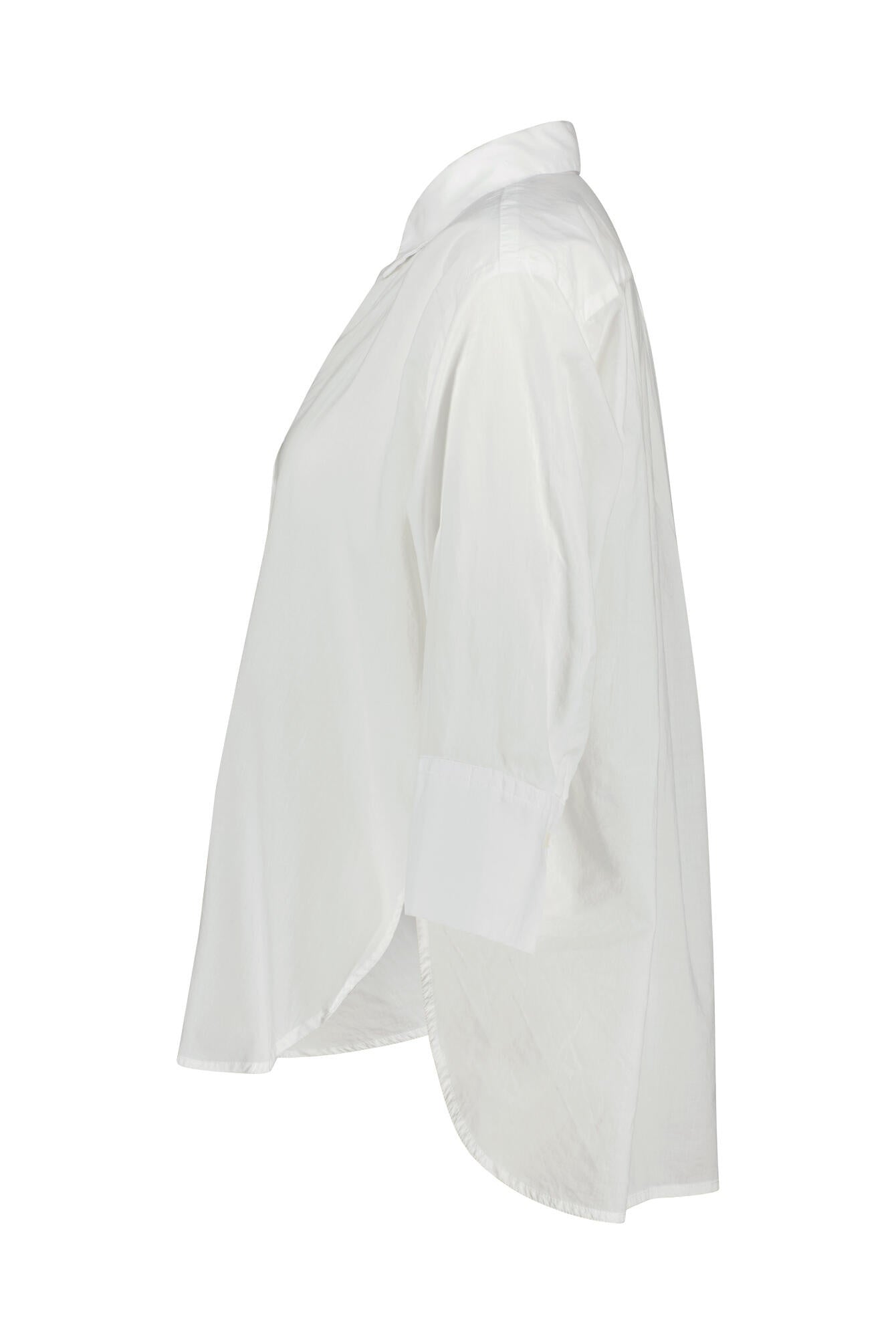 Bluse aus Baumwolle - Weiss - Weiß