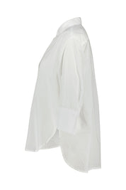 Bluse aus Baumwolle - Weiss - Weiß