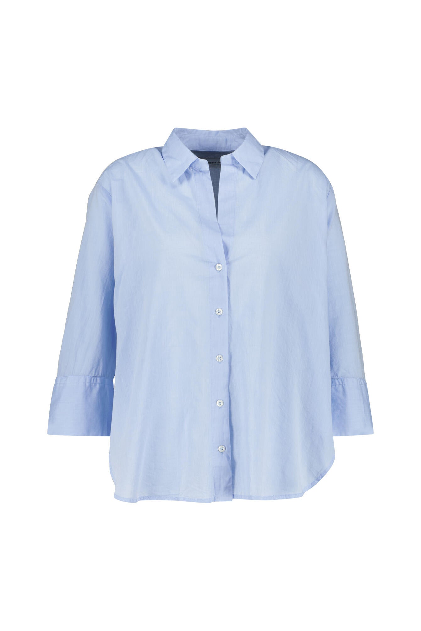 Bluse aus Baumwolle - 110 - Blau