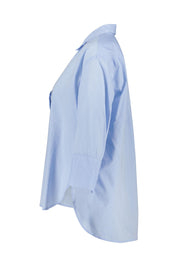 Bluse aus Baumwolle - 110 - Blau