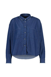 Hemdbluse aus Baumwolle - 100