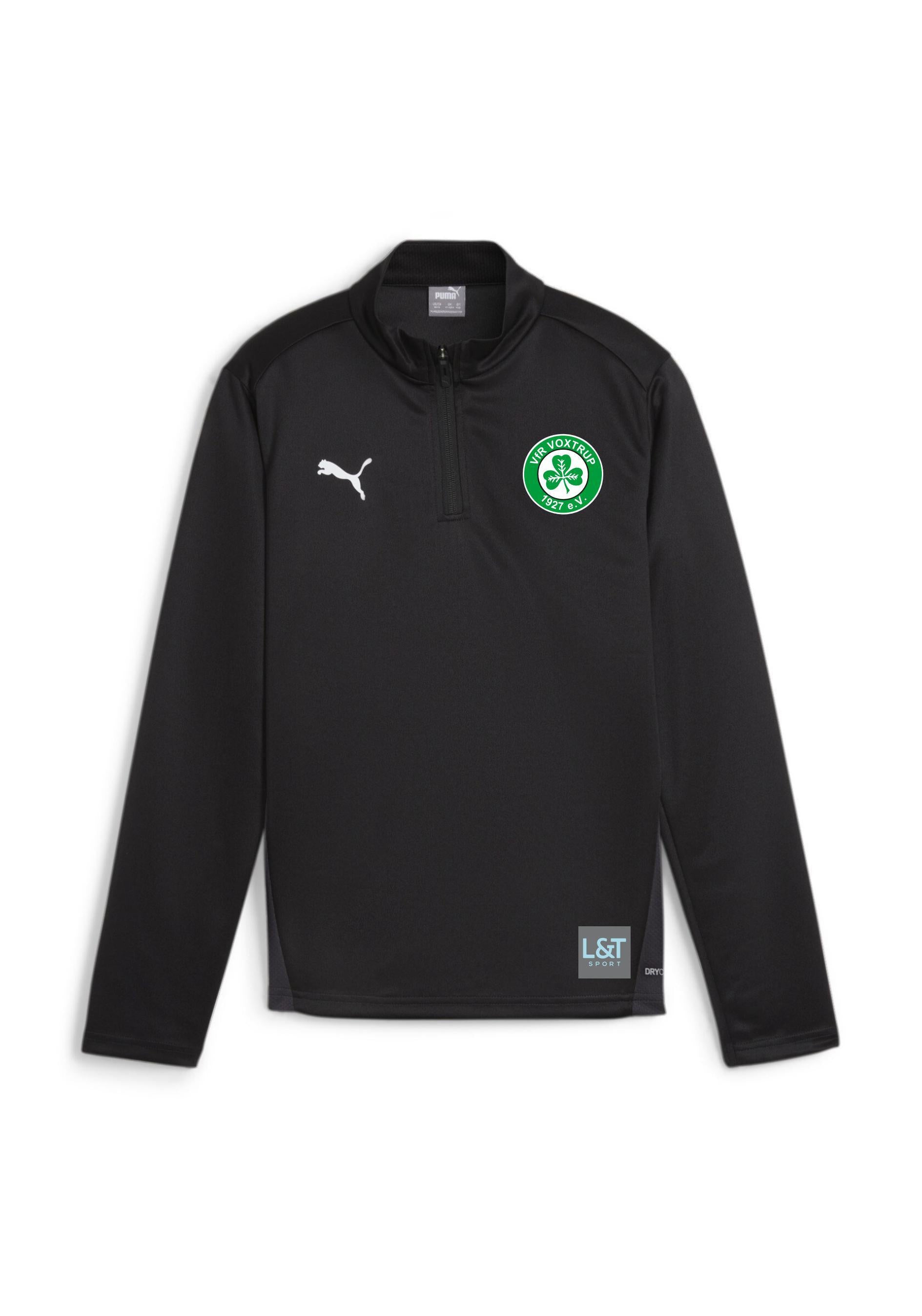Kinder VFR Voxtrup Zip Top - 003-PUMA Black-PUMA White-Flat - Schwarz
