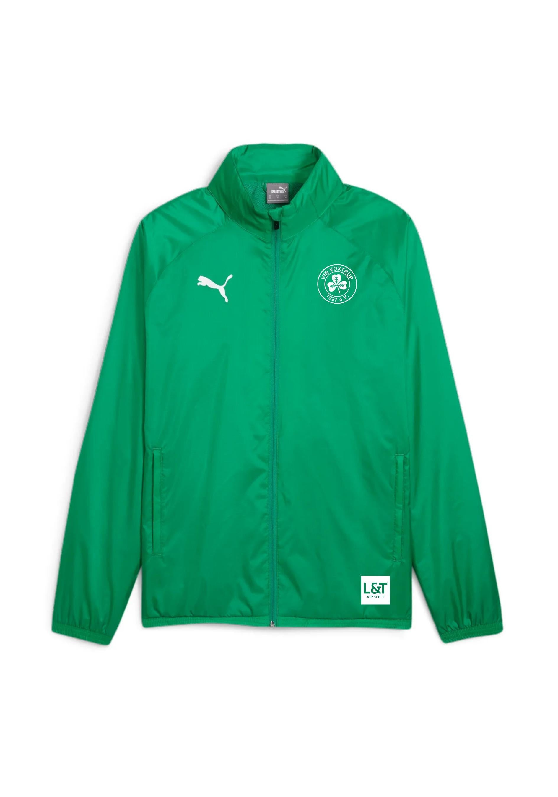 Herren VFR Voxtrup Regenjacke - 005-Sport Green-PUMA White - Grün