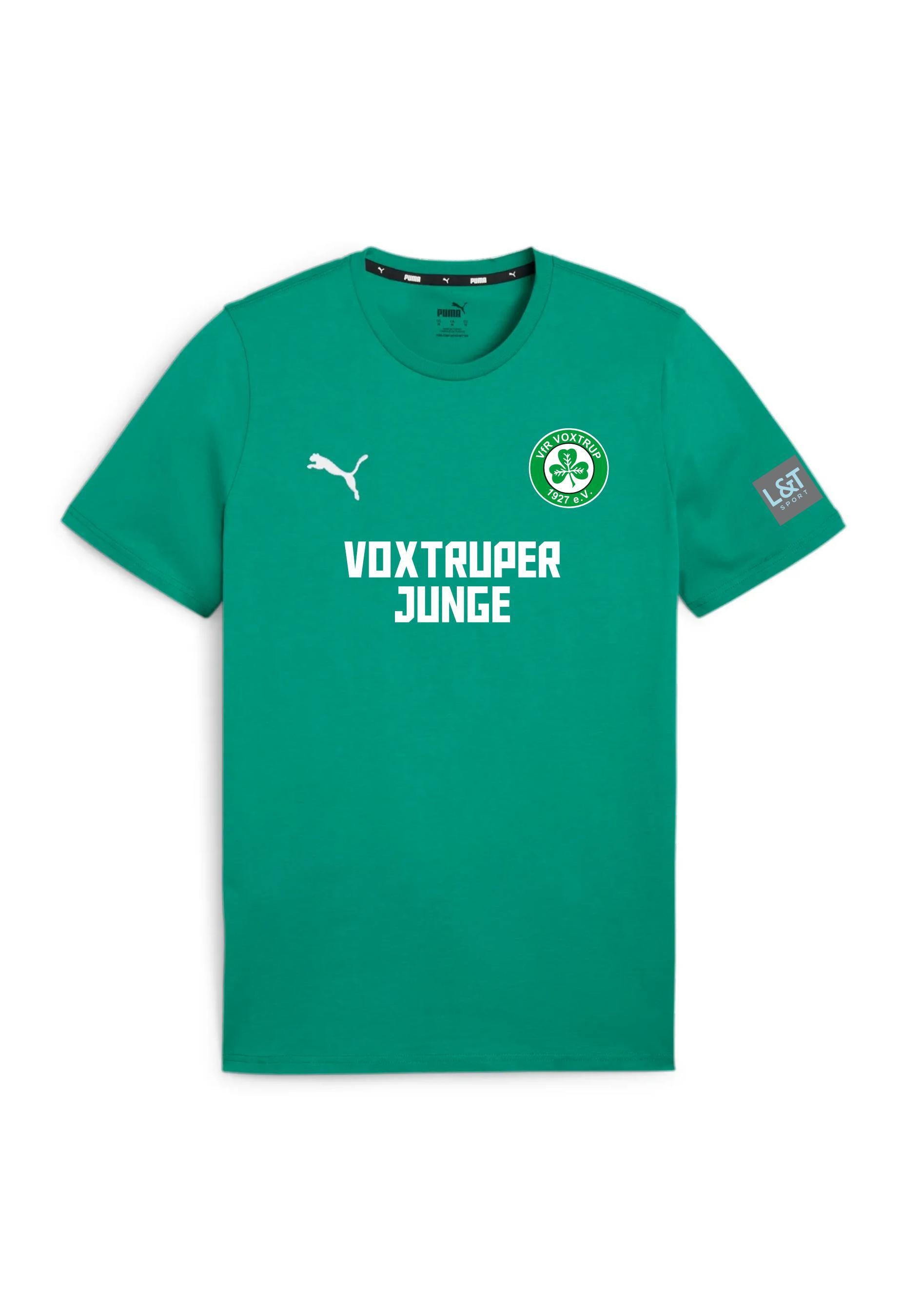 Herren VFR Voxtrup Fanshirt Voxtrup - 005-SPORT GREEN-PUMA WHITE - Grün
